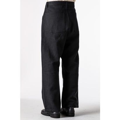 WORK 5POCKET STRAIGHT PANTS （BLACK）｜詳細画像