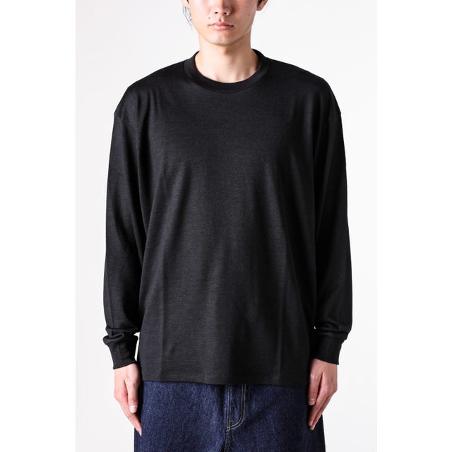 CREW NECK PULLOVER （BLACK）