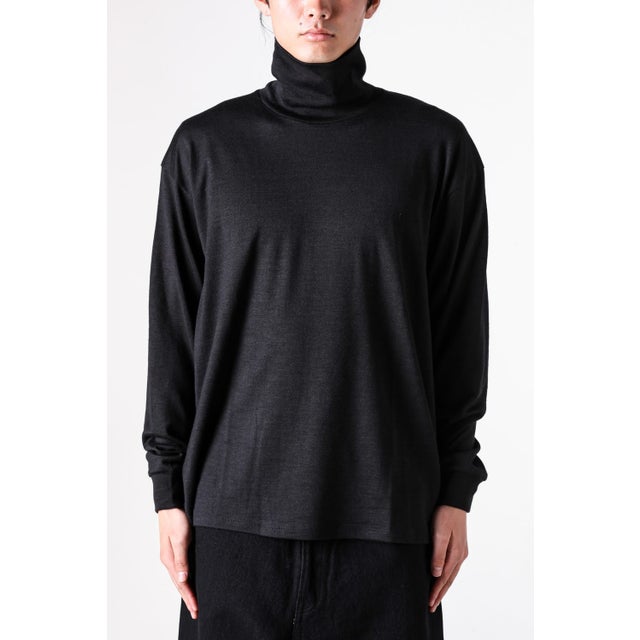 HIGH NECK PULLOVER （BLACK）