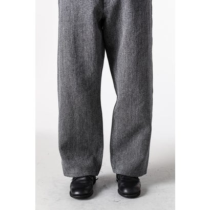 WORK 5POCKET STRAIGHT PANTS （BLACK & BEIGE）｜詳細画像
