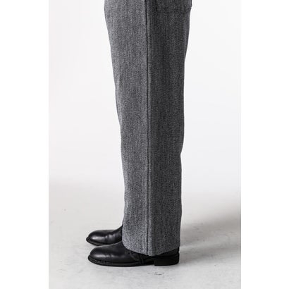 WORK 5POCKET STRAIGHT PANTS （BLACK & BEIGE）｜詳細画像