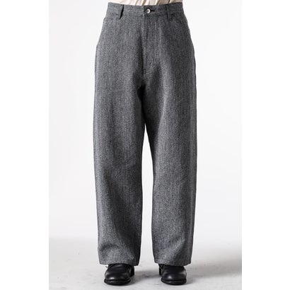 WORK 5POCKET STRAIGHT PANTS （BLACK & BEIGE）｜詳細画像