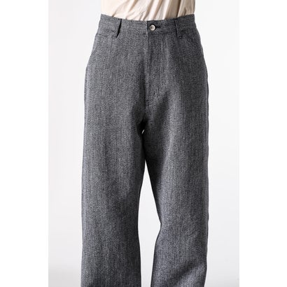 WORK 5POCKET STRAIGHT PANTS （BLACK & BEIGE）｜詳細画像