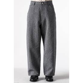 WORK 5POCKET STRAIGHT PANTS （BLACK & BEIGE）