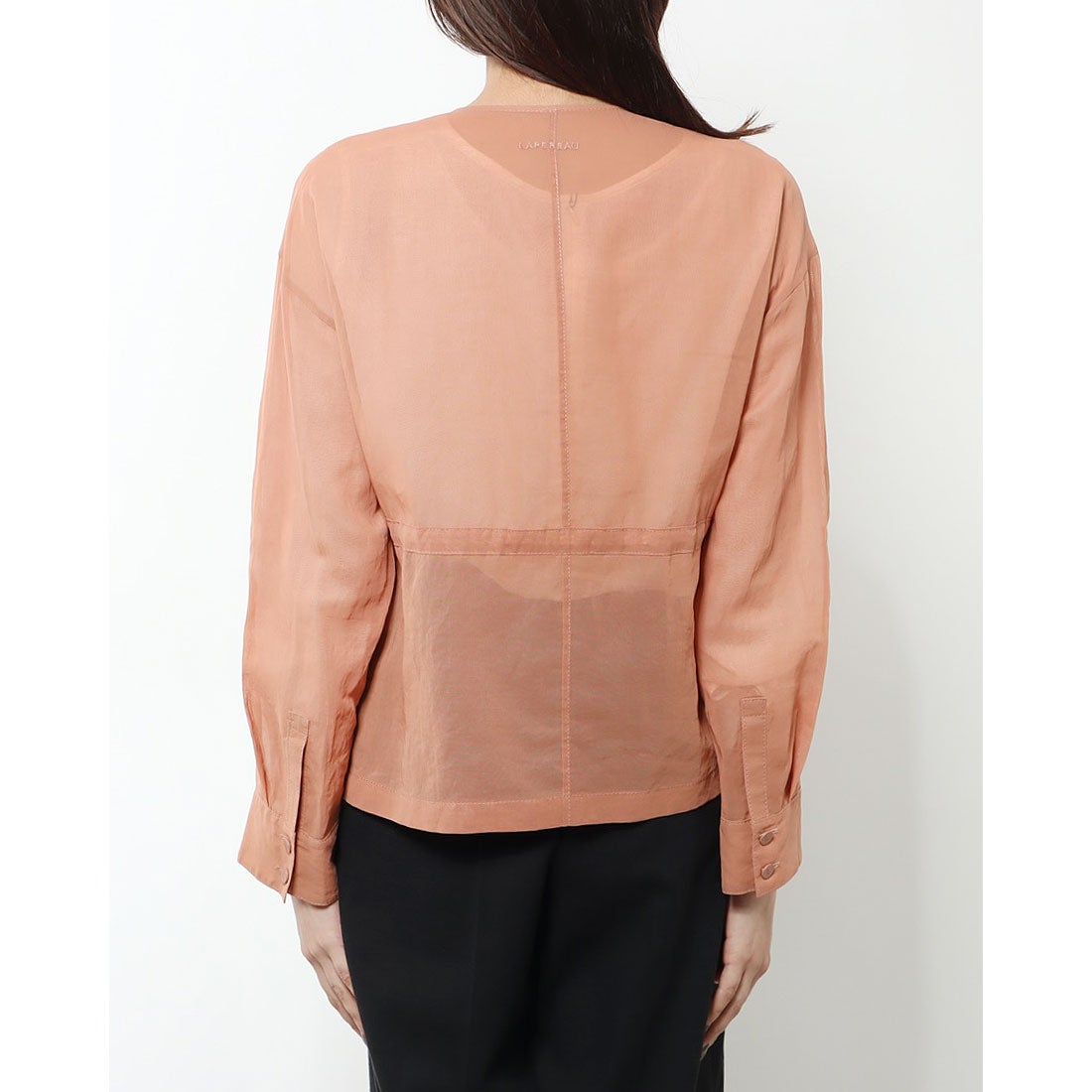 ヨシエイナバ yoshie inaba コットンオーガンジージャケット （ピンク系） -waja bazar - 海外ファッションブランド通販