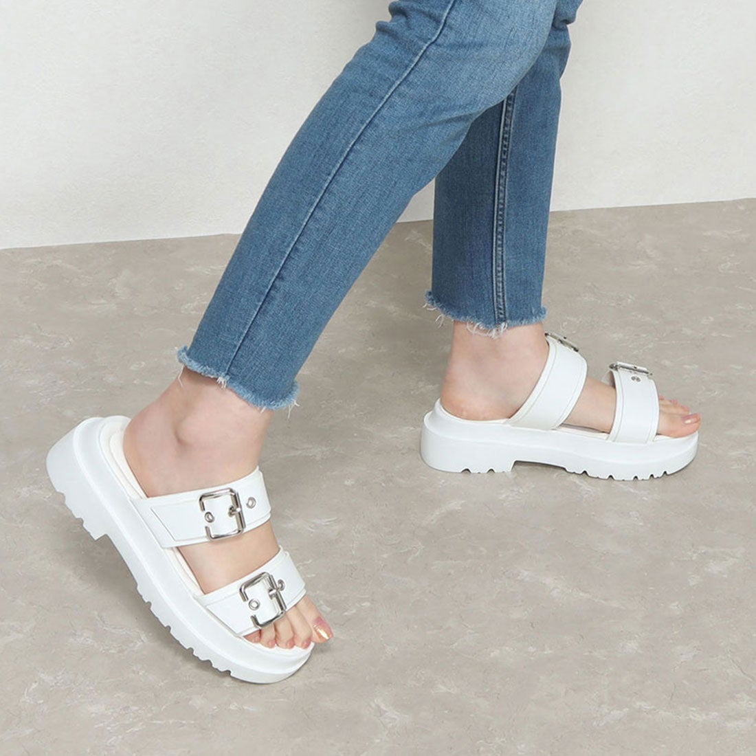 厚底サンダル Zipper ZP-638 -ファッション通販 FASHION WALKER