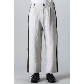 Side Taped Worker Trousers （SMOKE WHITE）