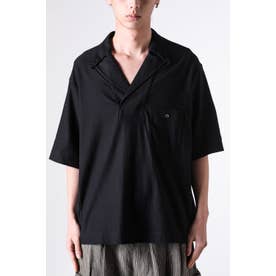 ジギーチェン ZIGGY CHEN LAPEL COLLAR POCKET T-SHIRT （Black/04
