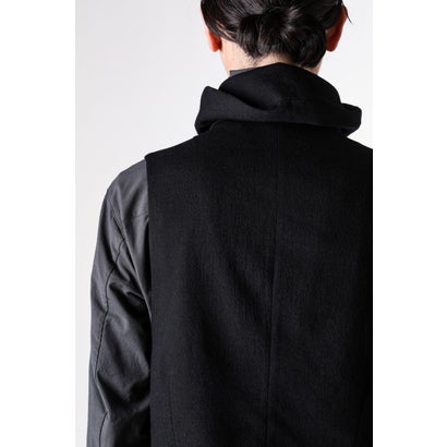 HIGH-NECK UTILITY VEST Black｜詳細画像
