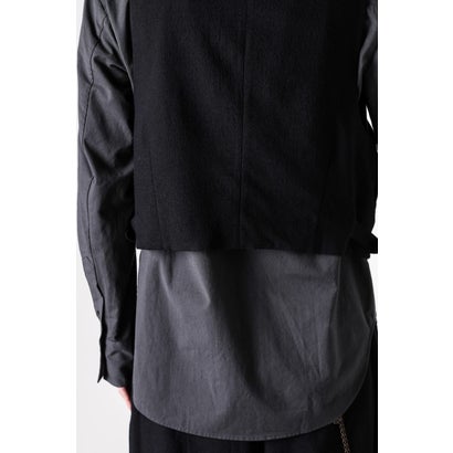HIGH-NECK UTILITY VEST Black｜詳細画像