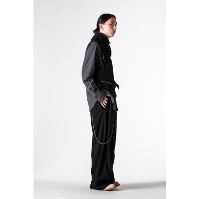 HIGH-NECK UTILITY VEST Black｜詳細画像