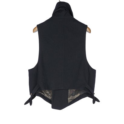 HIGH-NECK UTILITY VEST Black｜詳細画像