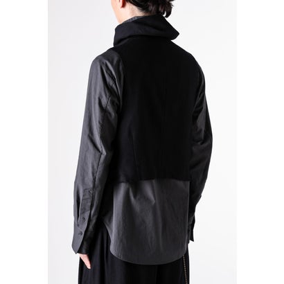 HIGH-NECK UTILITY VEST Black｜詳細画像