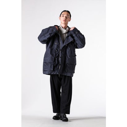 DROP-CROTCH TAPERED TROUSERS Black｜詳細画像