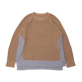 カラーブロックセーター （BG）