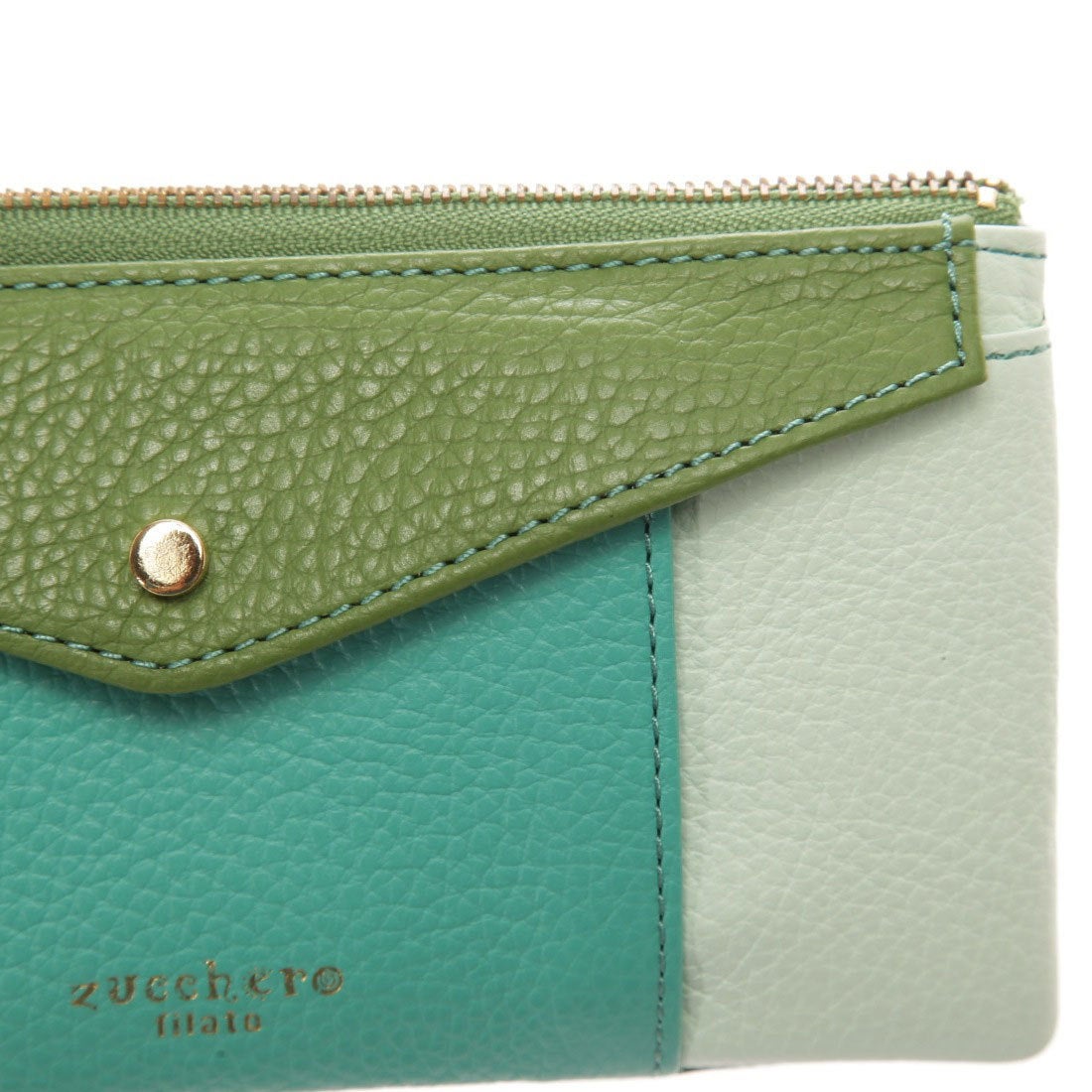 ズッケロフィラート zucchero filato カウレザー長財布（グリーン