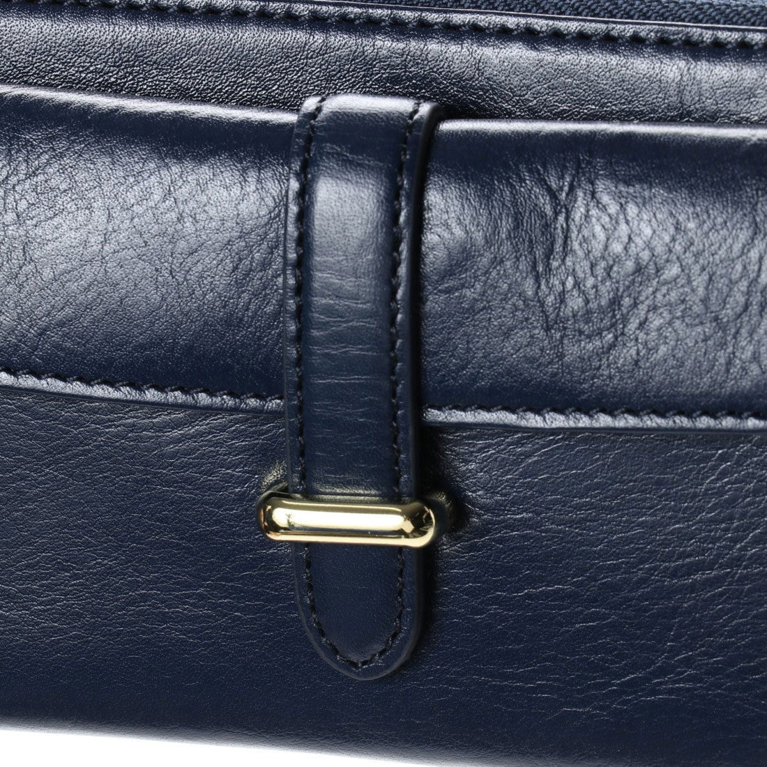 ズッケロフィラート zucchero filato カウレザー長財布 （ネイビー 