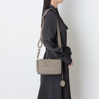 カウレザーお財布ショルダーバッグ（BROWN）｜詳細画像