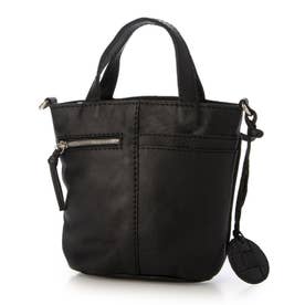 ハンドバッグ 本革 （BLACK）