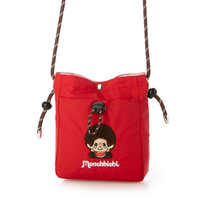 モンチッチ Monchhichi ミニショルダーバッグ （RED）
