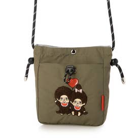モンチッチ Monchhichi ミニショルダーバッグ （KAHKI）