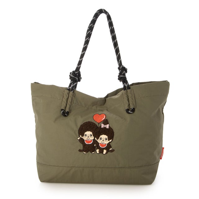 モンチッチ Monchhichi トートバッグ （KAHKI）