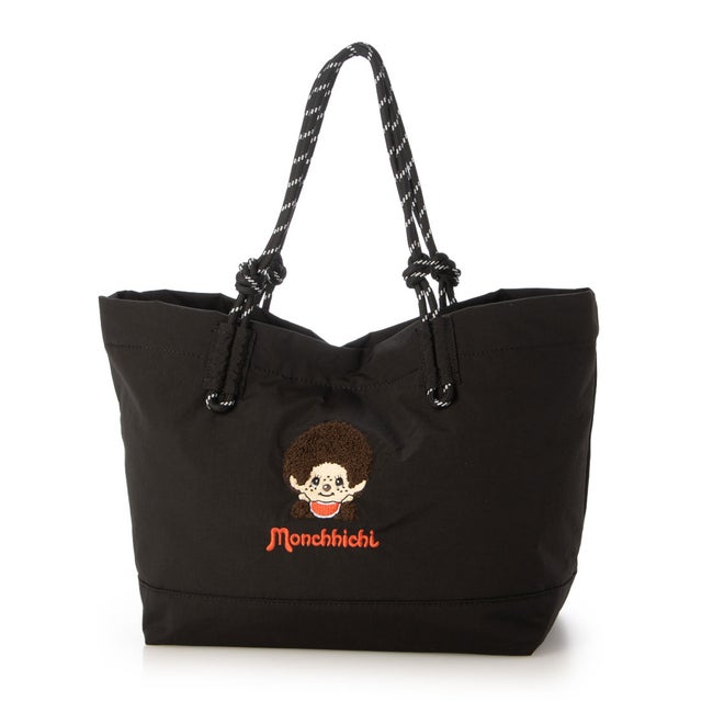 モンチッチ Monchhichi トートバッグ （BLACK）