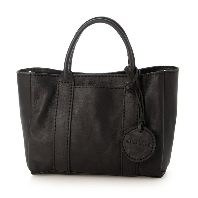 ハンドバッグ 本革 （BLACK）