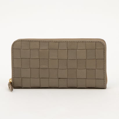 ズッケロ zucchero ズッケロ zucchero レザーメッシュラウンド財布 （TAUPE）｜詳細画像