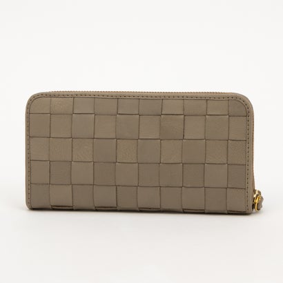 ズッケロ zucchero ズッケロ zucchero レザーメッシュラウンド財布 （TAUPE）｜詳細画像