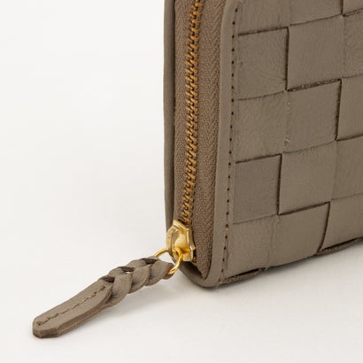 ズッケロ zucchero ズッケロ zucchero レザーメッシュラウンド財布 （TAUPE）｜詳細画像