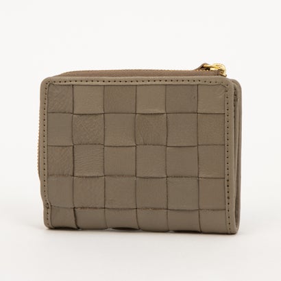 ズッケロ zucchero ズッケロ zucchero カウレザーメッシュ2つ折財布 （TAUPE）｜詳細画像