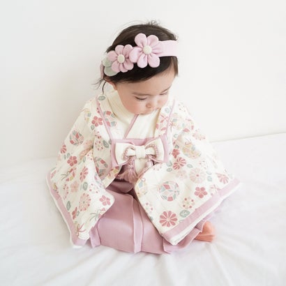 モクモフ かんざし風 ヘアバンド ベビー キッズ ベビー 赤ちゃん 70-80cm対応 622-456031K｜詳細画像