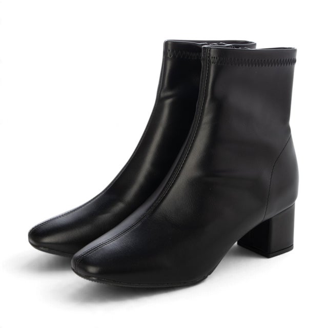 レディースストレッチショートブーツ （BLK）